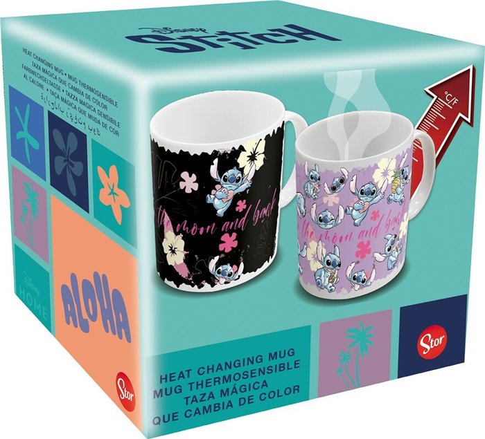 TAZA TERMINA 325 ML EN CAJA REGALO STITCH Y ANGEL | STOR | 1 UNIDAD | 8412497200030