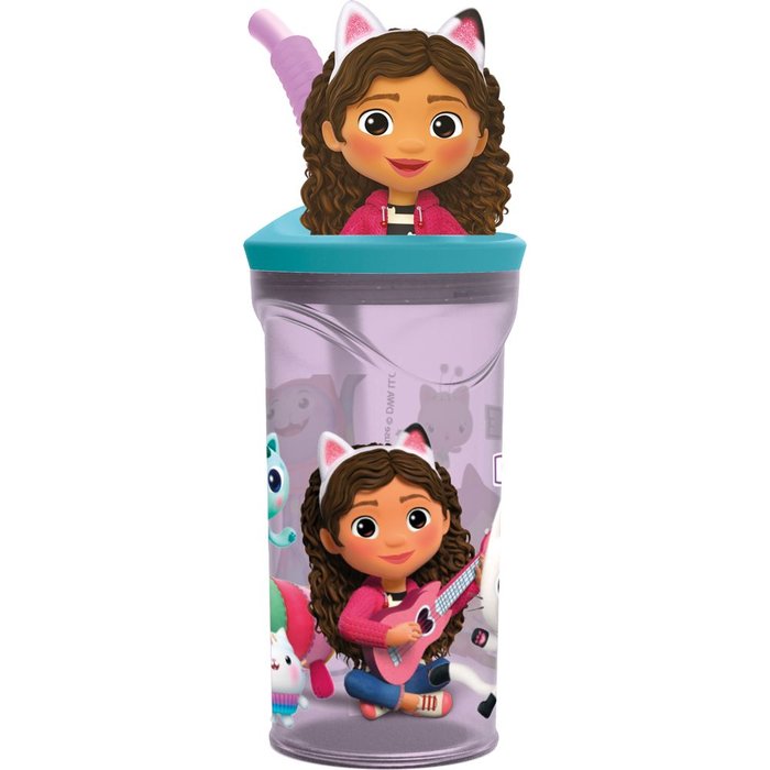 VASO FIGURITA 3D 360ML GABBY'S DOLLHOUSE PARTY | SAFTA, S,A, | 1 UNIDAD | 8412497212668 Imagen principal del producto