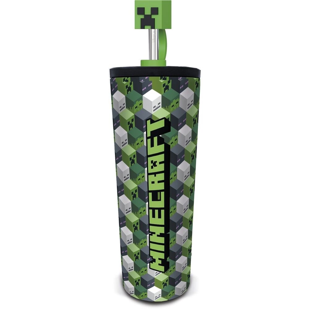 Vaso Termo Acero Inoxidable 3D Minecraft Iconicmono STOR