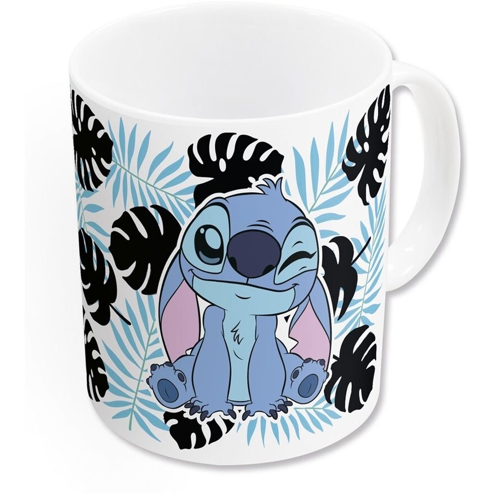 Taza Cerámica 325 ml Térmica en Caja Regalo Stitch Aloha STOR