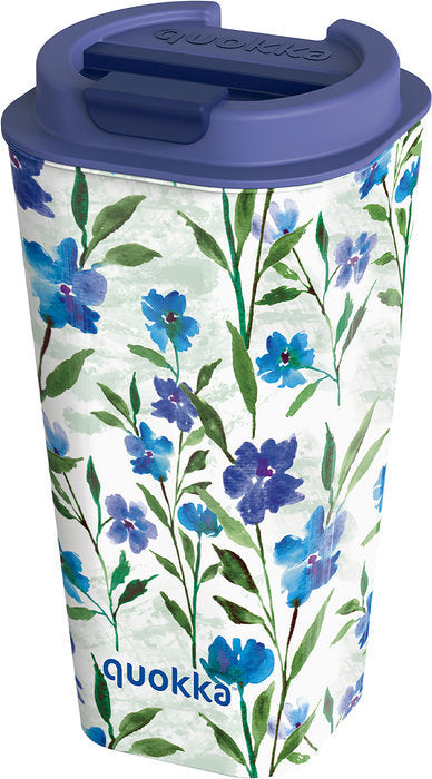 VASO DOBLE PARED PP 450 ML DITSY BLOOM AZUL QUOKKA | QUOKKA | 1 UNIDAD | 8412497402212 Imagen principal del producto