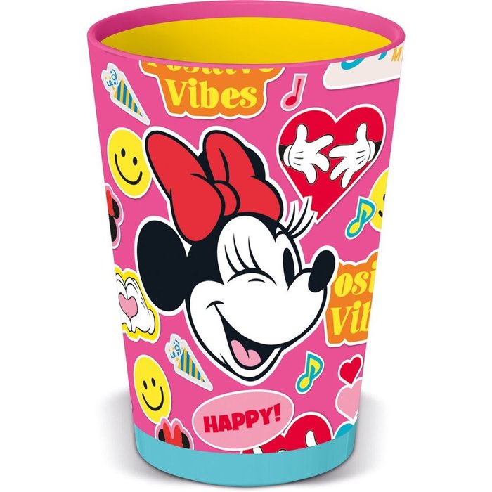 VASO ANTIVUELCO PP 470 ML MINNIE MOUSE FLOWER POWER | STOR | 1 UNIDAD | 8412497744794