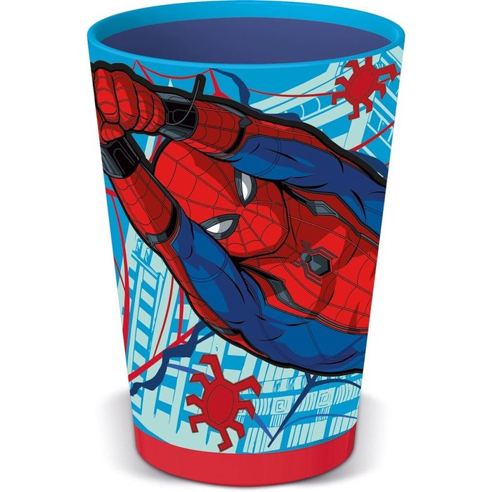 VASO ANTIVUELCO PP 470 ML SPIDERMAN DIMENSION | STOR | 1 UNIDAD | 8412497747795 Imagen principal del producto