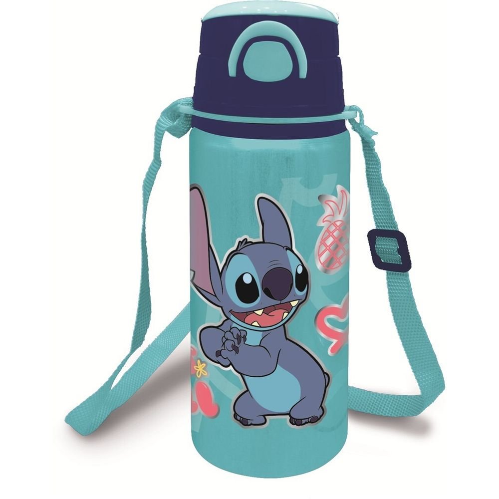 BOTELLA DE ALUMINIO CON CORREA 730 ML STITCH DRAWING | STOR | 1 UNIDAD | 8412497750580 Imagen principal del producto
