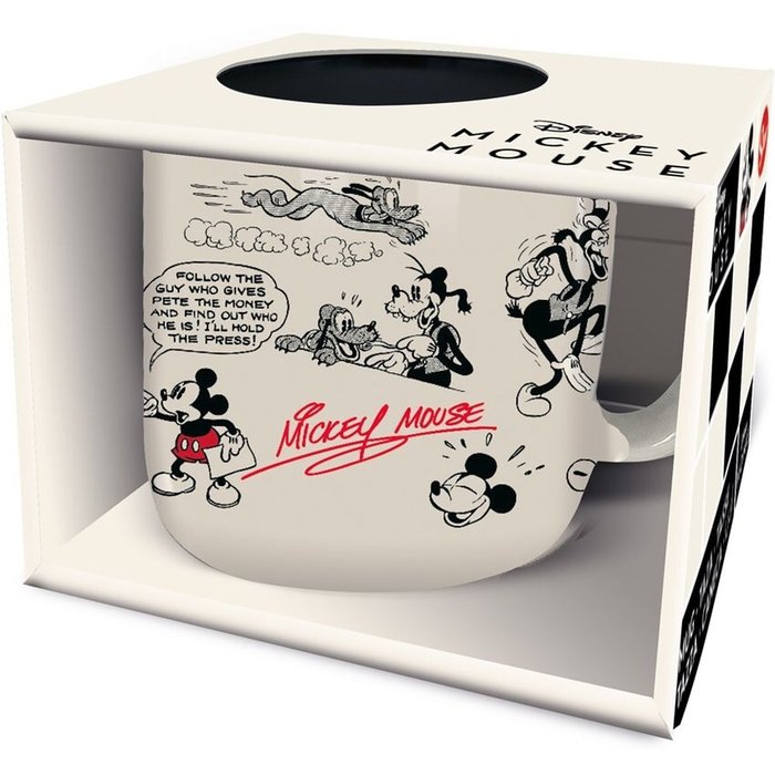 TAZA CERAMICA DESAYUNO 400 ML MICKEY MOUSE VINTAGE | STOR | 1 UNIDAD | 8412497755745 Imagen principal del producto
