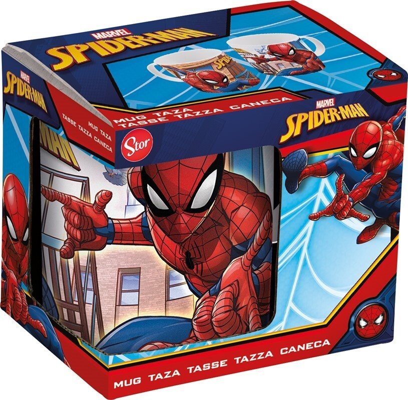 TAZA CERAMICA 325 ML EN CAJA REGALO SPIDERMAN STREETS | STOR