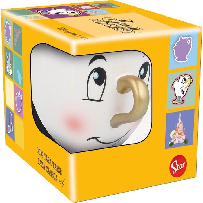 TAZA CERAMICA 3D 190 ML CHIP LA BELLA Y LA BESTIA | STOR | 1 UNIDAD | 8412497788019