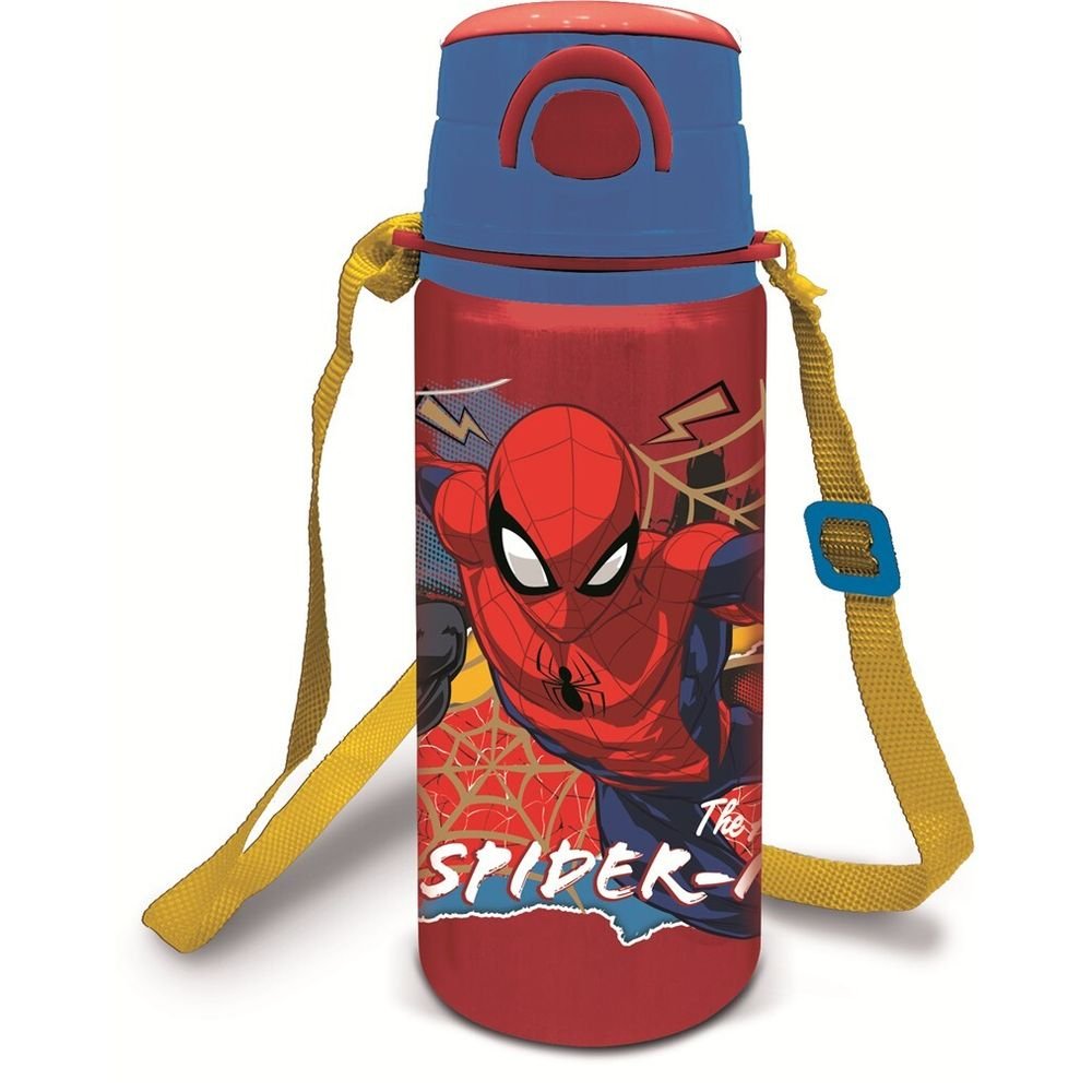 BOTELLA POP UP CON CORREA 730 ML SPIDERMAN MOVING TARGET | STOR | 1 UNIDAD | 8412497835584 Imagen principal del producto