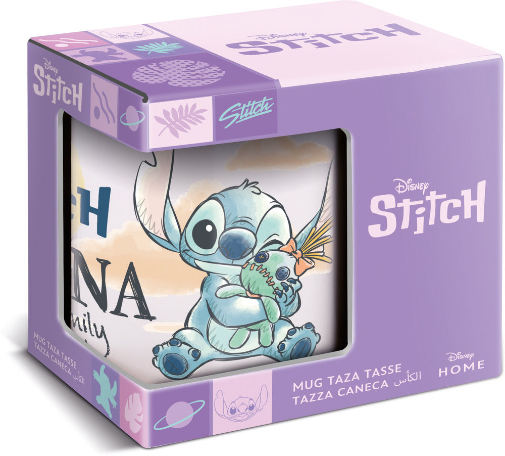 TAZA CERAMICA 325 ML EN CAJA REGALO STITCH & ANGEL OHANA | STOR | 1 UNIDAD | 8412497934928 Imagen principal del producto