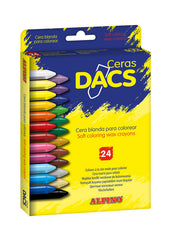 CERA DACS 24 COLORES SURTIDOS | 1 UNIDADES | (DACS)