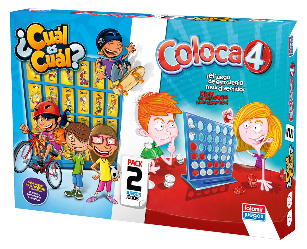 Juego de Mesa Coloca 4 y ¿Cuál Es Cuál? Falomir Imagen principal del producto