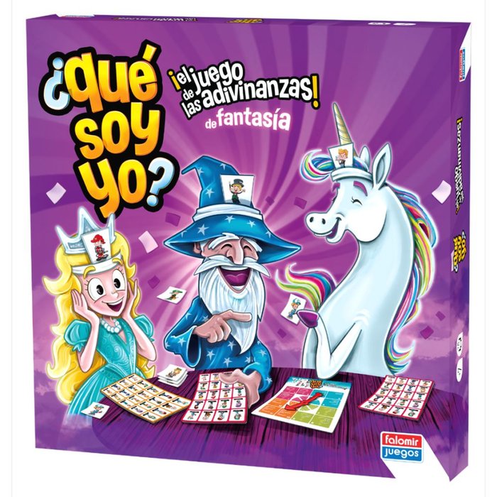 JUEGO DE MESA ¿QUE SOY YO? FANTASIA | JUGUETES FALOMIR S,A | 1 UNIDAD | 8412553310659