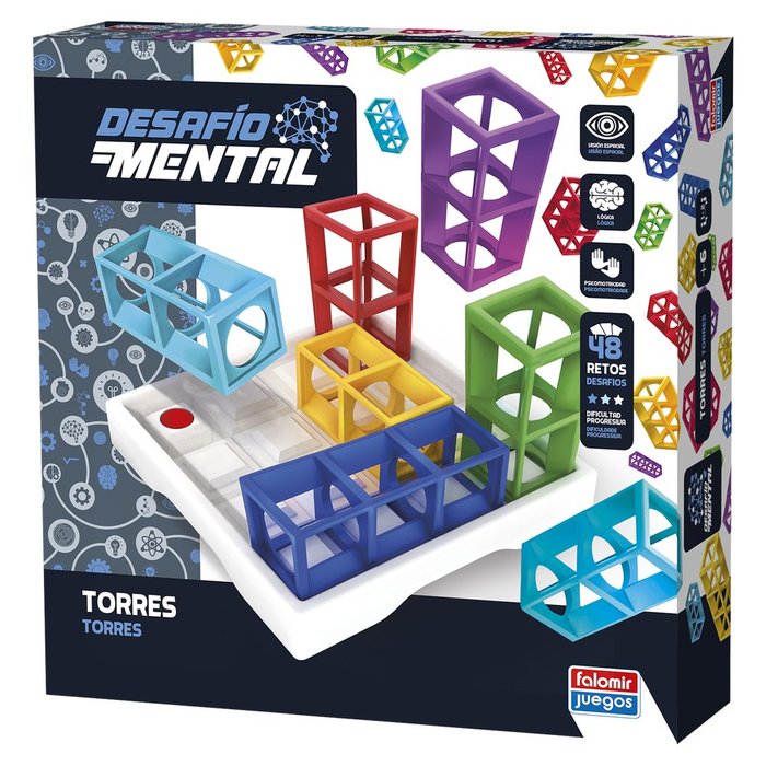 Juego de Mesa Torres Desafío Mental Juguetes Falomir S.A
