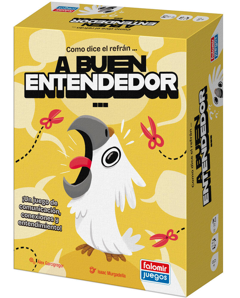 JUEGO DE MESA A BUEN ENTENDEDOR | JUGUETES FALOMIR S,A | 1 UNIDAD | 8412553340175 Imagen principal del producto