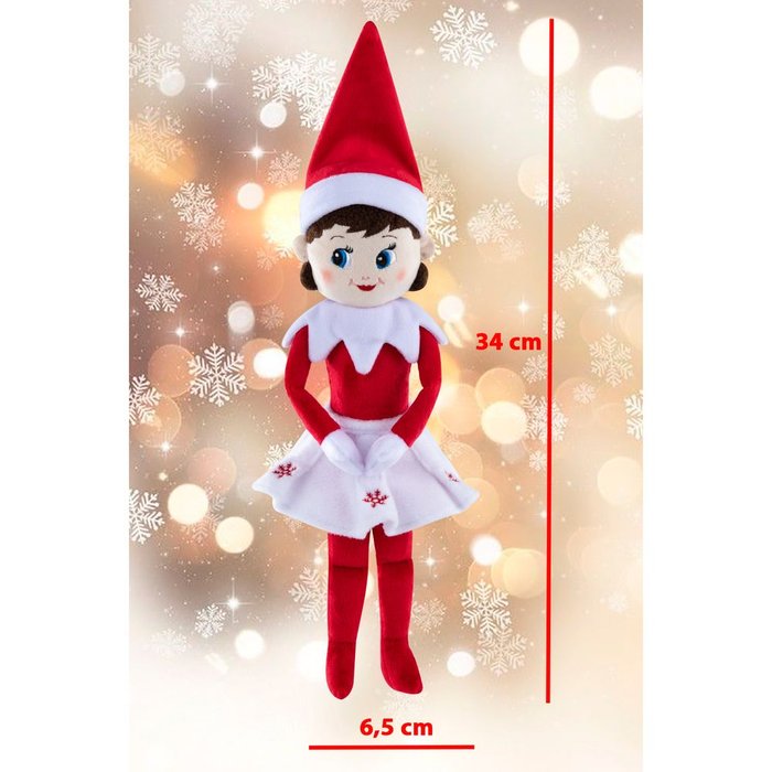 THE ELF ON THE SHELF PELUCHE PLUSHEE PAL ELFO NIÑA | CEFA THE ELF ON THE SHELF | 1 UNIDAD | 8412562003320 Imagen principal del producto