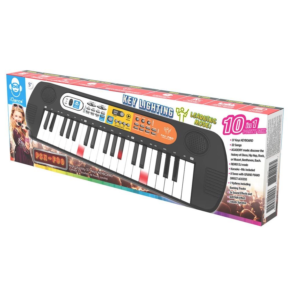 Teclado Luminoso 37 Teclas 10 en 1 CEFA TOYS Imagen principal del producto
