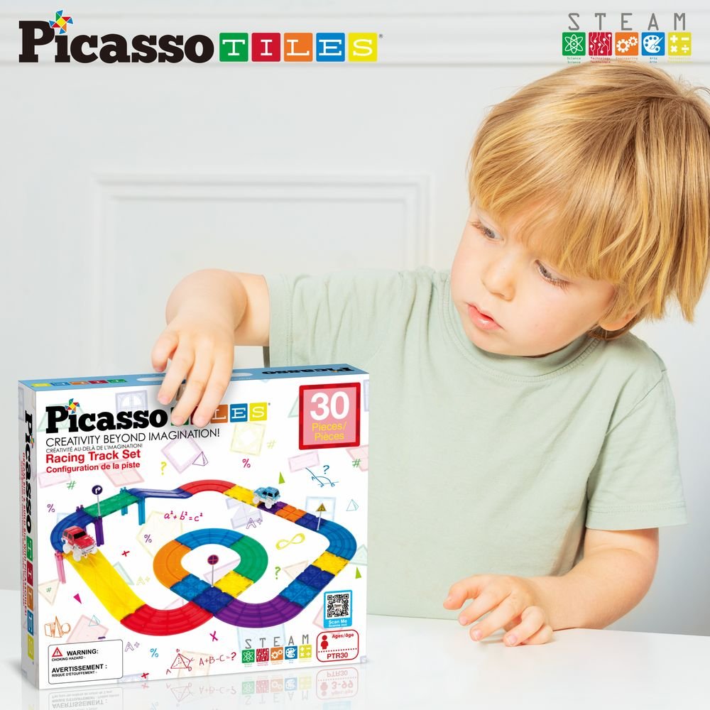 PISTA DE CARRERAS MAGNETICA 30 PIEZAS PICASSO TILES | CEFA TOYS | 1 UNIDAD | 8412562020082