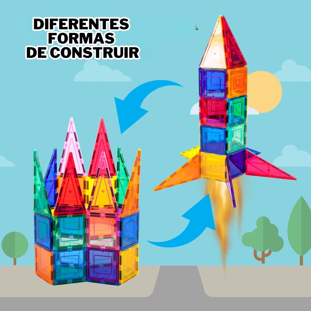 SET BLOQUES MAGNETICOS 32 PIEZAS PICASSO TILES | CEFA TOYS | 1 UNIDAD | 8412562020105 Imagen principal del producto