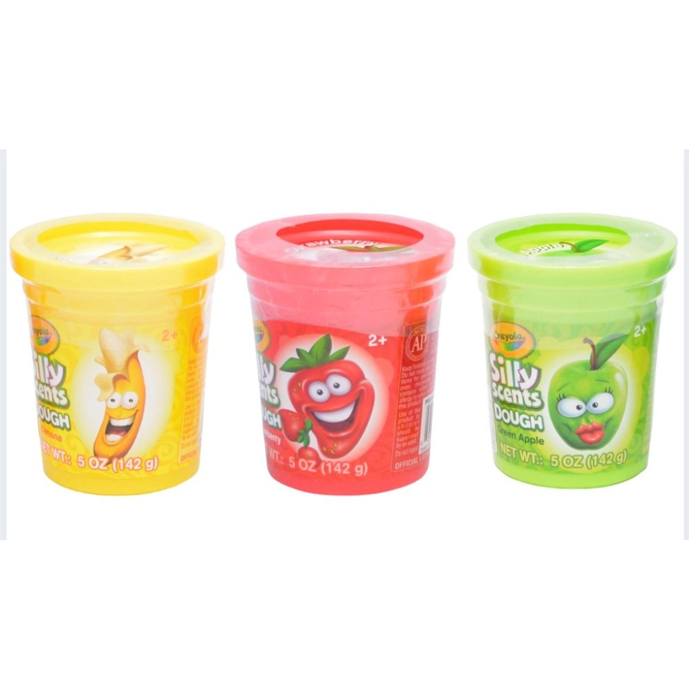 Conjunto 3 botes plastilina aromatizada Crayola Silly Scents