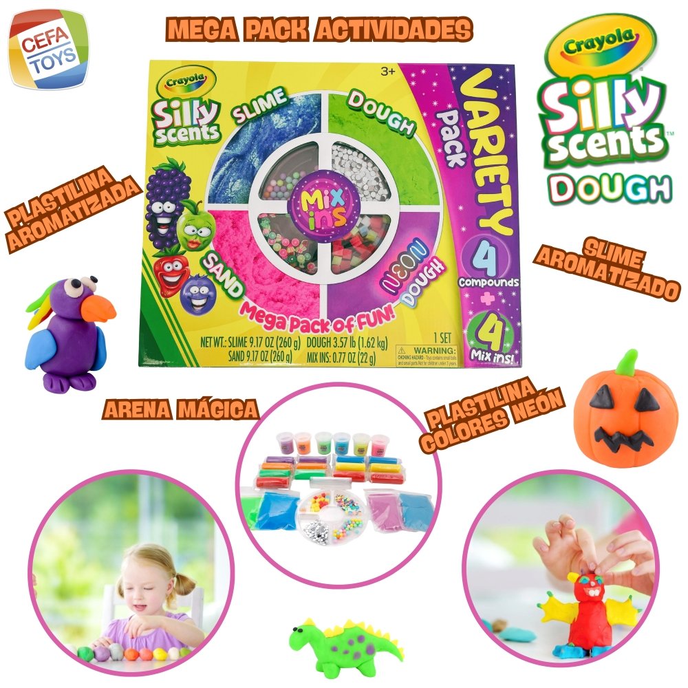 Mega Pack Multiactividades Crayola Silly Scent CEFA TOYS Imagen principal del producto