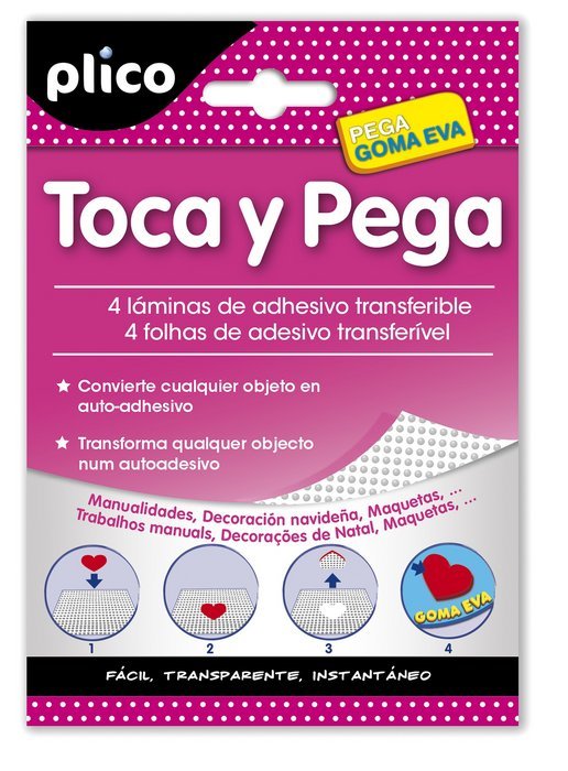 Exp 12 Sobres Adhesivos Transferibles Blu-tack Plico Pack 12 Imagen principal del producto