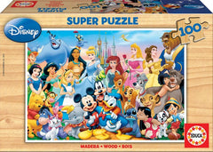 PUZZLE 100 PIEZAS EL MARAVILLOSO MUNDO DE DISNEY | EDUCA-BORRAS | 1 UNIDAD | 8412668120020