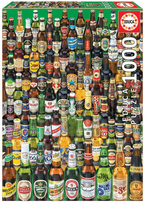 Cervezas - 1000 Piezas Puzzle EDUCA BORRAS