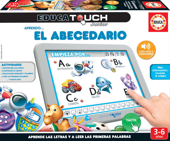 Educa Touch Junior Abecedario Juego de Lenguaje para Niños