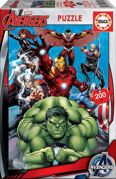 PUZZLE 200 PIEZAS AVENGERS | EDUCA-BORRAS | 1 UNIDAD | 8412668159334 Imagen principal del producto
