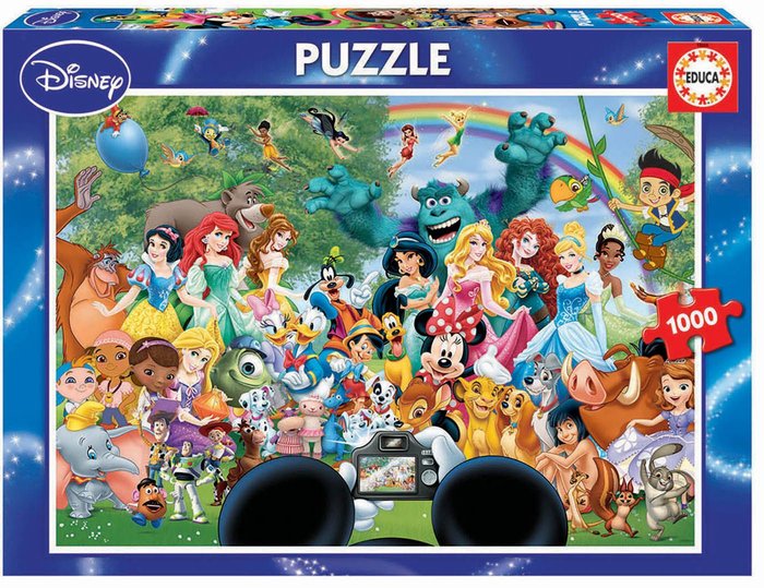 PUZZLE EDUCA 1000 PIEZAS EL MARAVILLOSO MUNDO DE DISNEY II | EDUCA-BORRAS | 1 UNIDAD | 8412668162976 Imagen principal del producto