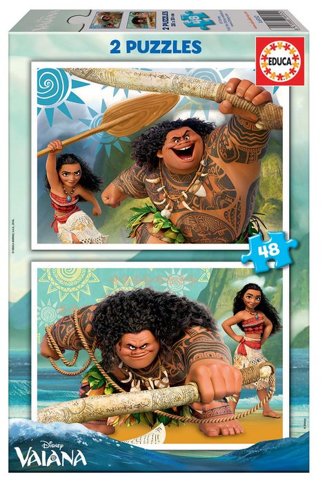 PUZZLE 2X48 PIEZAS VAIANA | EDUCA-BORRAS | 1 UNIDAD | 8412668169524