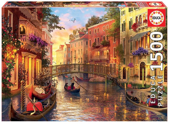 Puzzle Educa 1500 Piezas Atardecer en Venecia Educa