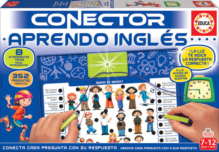 JUEGO CONECTOR APRENDO INGLES | EDUCA-BORRAS | 1 UNIDAD | 8412668172067 Imagen principal del producto