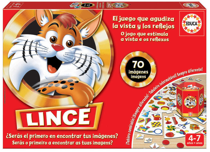 JUEGO LINCE 70 IMAGENES | EDUCA-BORRAS | 1 UNIDAD | 8412668174726