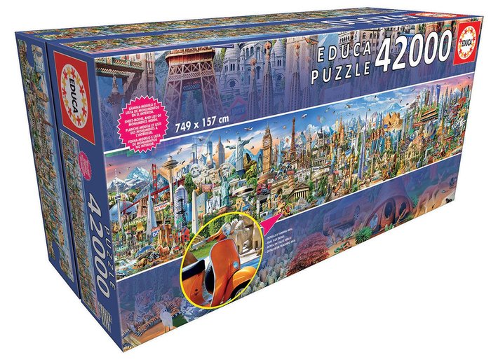 La Vuelta al Mundo Puzzle 42000 Piezas EDUCA BORRAS