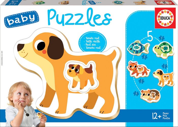 PUZZLE EDUCA INFANTIL ANIMALES +12 MESES | EDUCA-BORRAS | 1 UNIDAD | 8412668175730 Imagen principal del producto