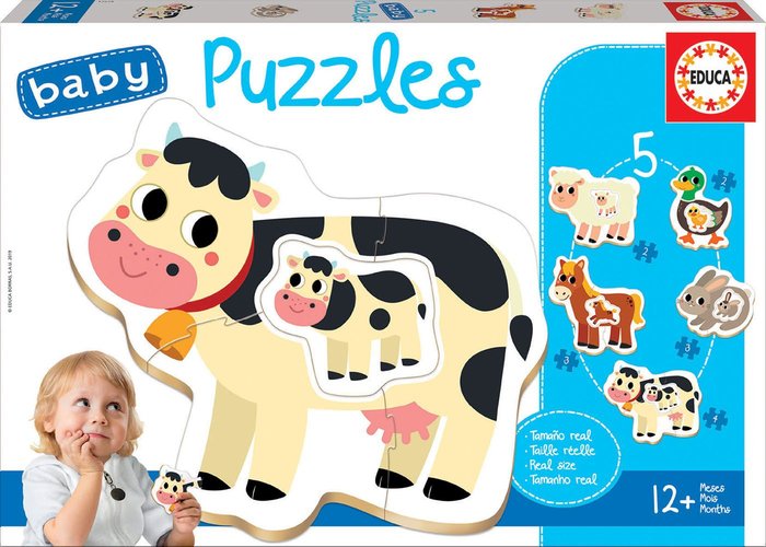 PUZZLE EDUCA INFANTIL LA GRANJA +12 MESES | EDUCA-BORRAS | 1 UNIDAD | 8412668175747 Imagen principal del producto