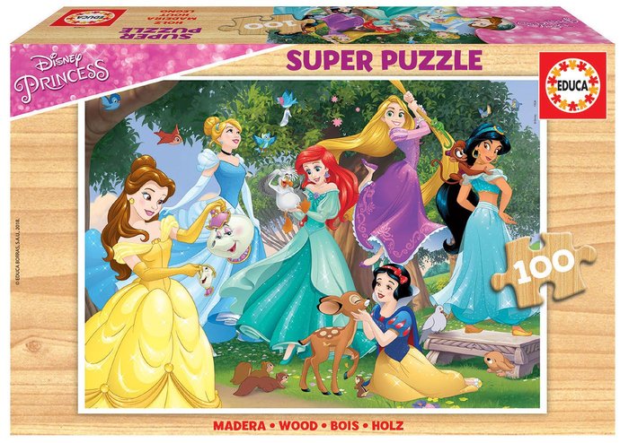 PUZZLE 100 PIEZAS DISNEY PRINCESS | EDUCA-BORRAS | 1 UNIDAD | 8412668176287 Imagen principal del producto