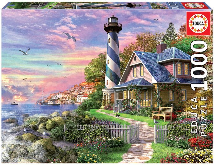 Puzzle Educa 1000 Piezas Faro en Rock Bay Marca Educa-Borras Imagen principal del producto