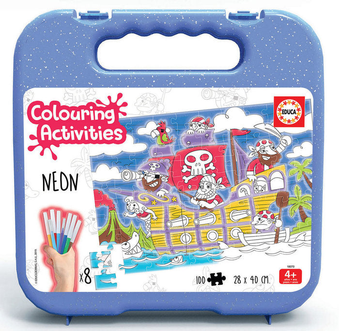 Juego 100 Piratas Colourting Activities Educa Borras