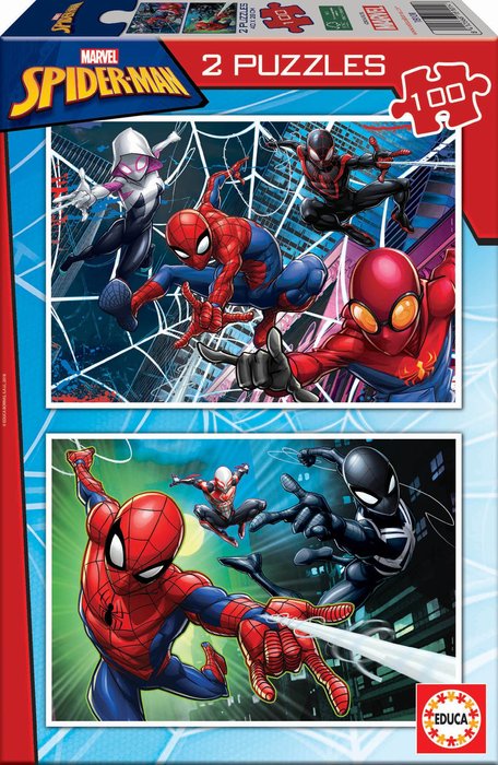 PUZZLE 2X100 PIEZAS SPIDER-MAN | EDUCA-BORRAS | 1 UNIDAD | 8412668181014 Imagen principal del producto