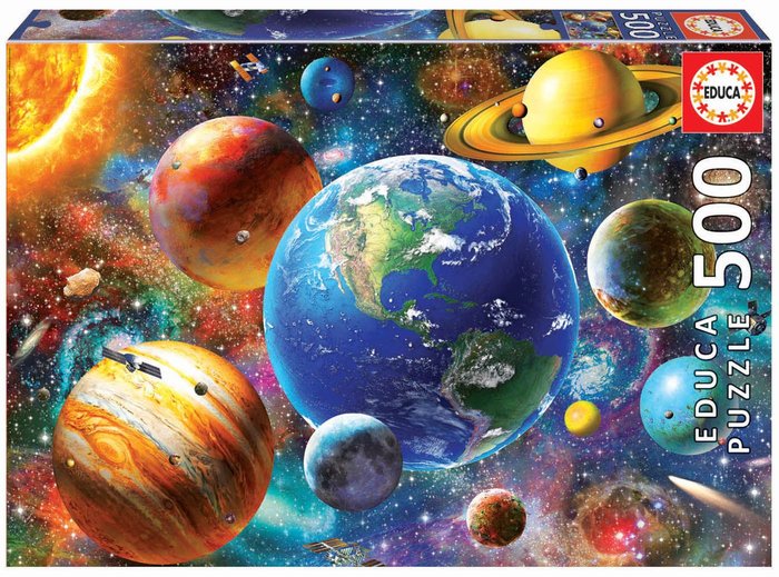 PUZZLE EDUCA 500 PIEZAS SISTEMA SOLAR | EDUCA-BORRAS | 1 UNIDAD | 8412668184497 Imagen principal del producto