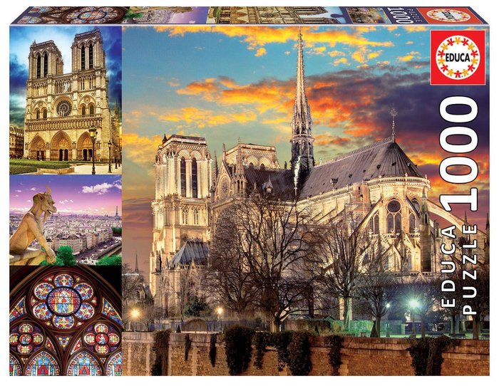 Puzzle Collage de Notre Dame 1000 piezas Educa Borras