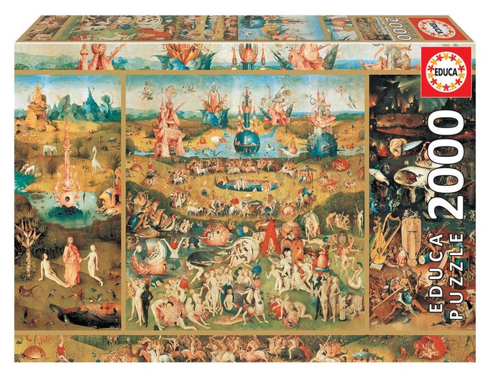 PUZZLE EDUCA 2000 PIEZAS EL JARDIN DE LAS DELICIAS | EDUCA-BORRAS | 1 UNIDAD | 8412668185050 Imagen principal del producto