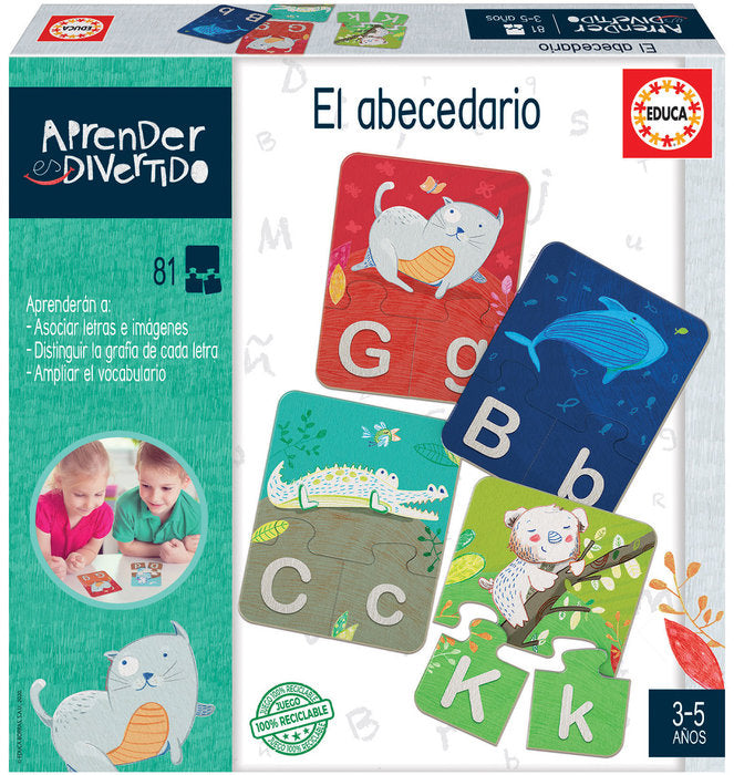 PUZZLE EDUCA EL ABECEDARIO 40 PIEZAS | EDUCA-BORRAS | 1 UNIDAD | 8412668186965 Imagen principal del producto