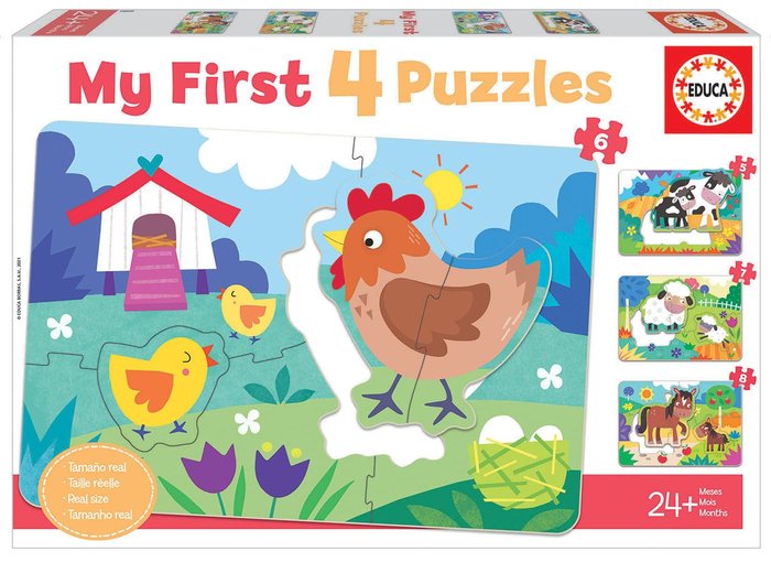 PUZZLE EDUCA PROGRESIVO MAMAS Y BEBES MY FIRST PUZZLES | EDUCA-BORRAS | 1 UNIDAD | 8412668188990 Imagen principal del producto