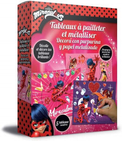 Purpurina metalizada Ladybug EDUCA BORRAS para manualidades
