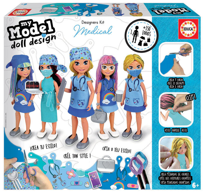 My Model Doll Design Medical EDUCA BORRAS Juego de Mesa