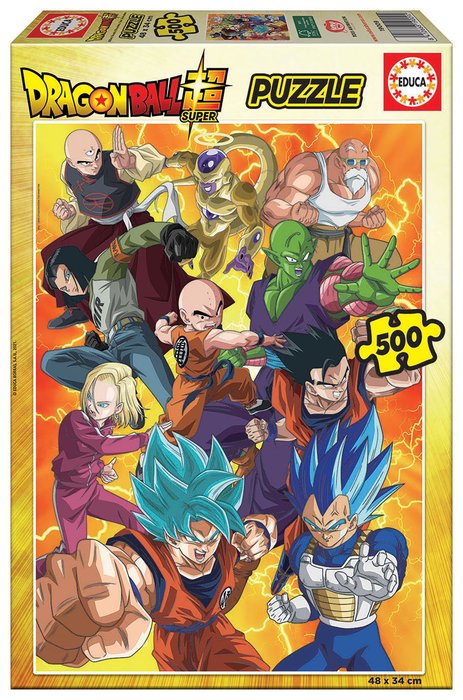 PUZZLE EDUCA 500 PIEZAS DRAGON BALL SUPER | EDUCA-BORRAS | 1 UNIDAD | 8412668190092 Imagen principal del producto
