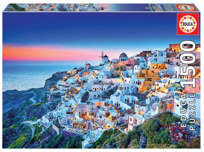 PUZZLE EDUCA 1500 PIEZAS SANTORINI | EDUCA-BORRAS | 1 UNIDAD | 8412668190405 Imagen principal del producto